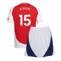 Arsenal Jakub Kiwior #15 Replica Home Minikit 2024-25 Short Sleeve (+ pants)